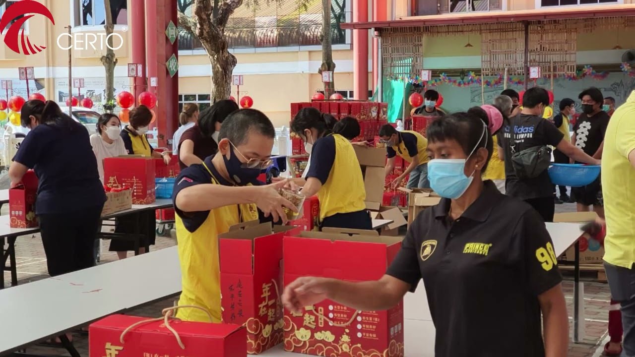 Prosperity Sharing & Delivery CNY Happiness Program: FGS Chinese New Year Food Box Packing (1000 Box)