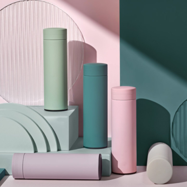 Matte Vacuum Flask with LED Display Temperature