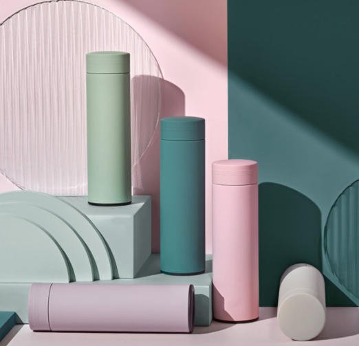 Matte Vacuum Flask with LED Display Temperature