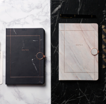 Marble PU Notebook