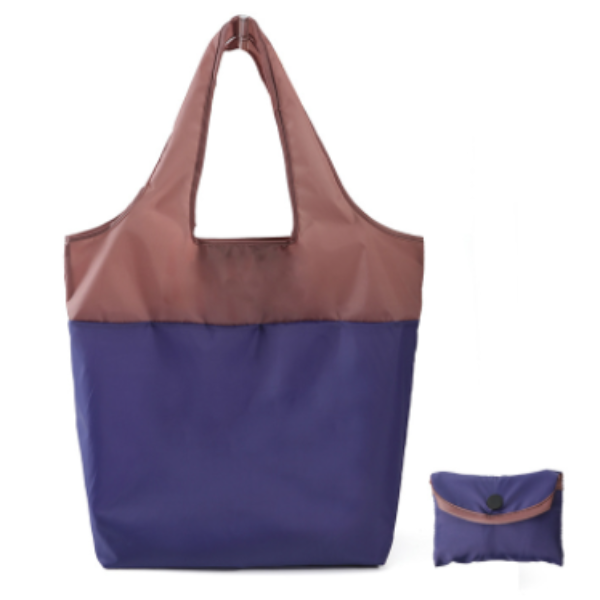 Two Tone Foldable Shopping Bag