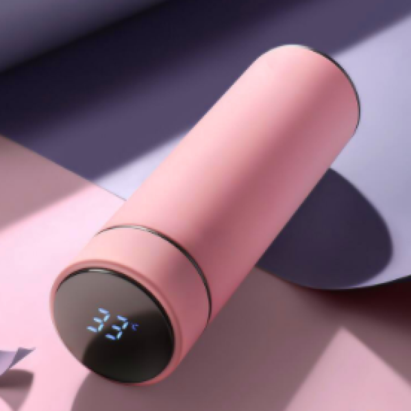 Matte Vacuum Flask with LED Display Temperature