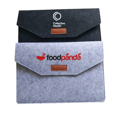 13'' Wool Felt iPad Pouch
