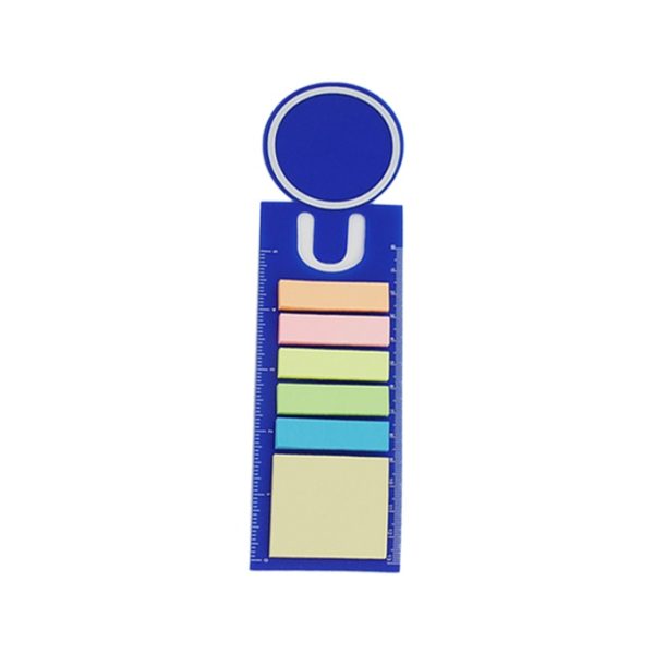 Bookmark with Sticky Notes & Ruler (Round)