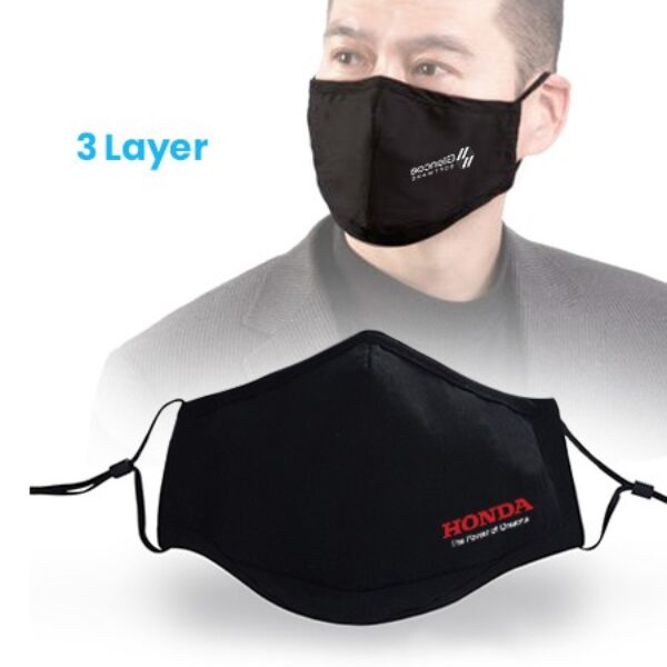SHIELD 3 Layer Cotton Face Mask