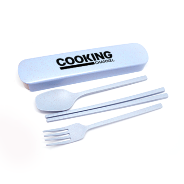 Eco-Wheat Slide Open Cutlery Set