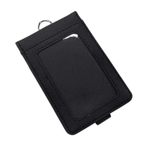 PU ID Holder Flip Open Wallet