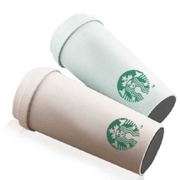 Eco-Wheat Natural Straw Double Wall Coffee Cup -500ml