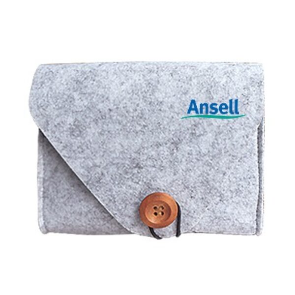 Mini Button Felt Gadget Pouch