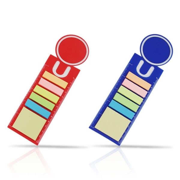 Bookmark with Sticky Notes & Ruler (Round)
