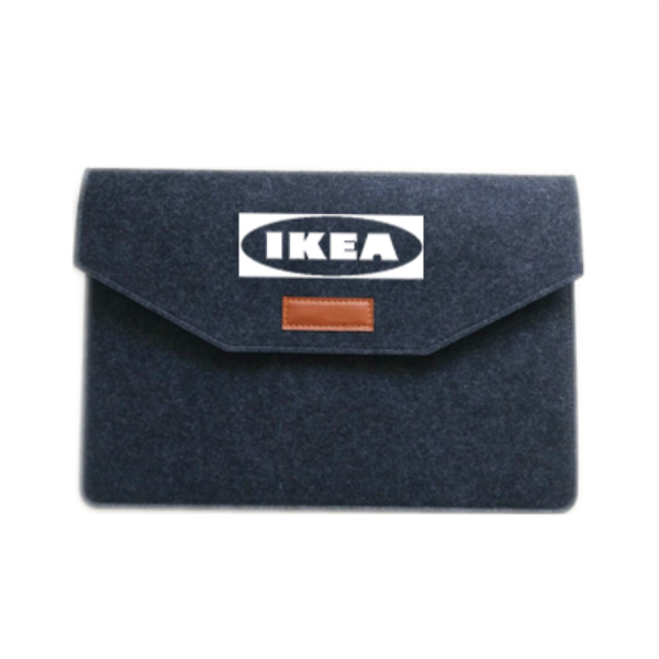 13'' Wool Felt iPad Pouch