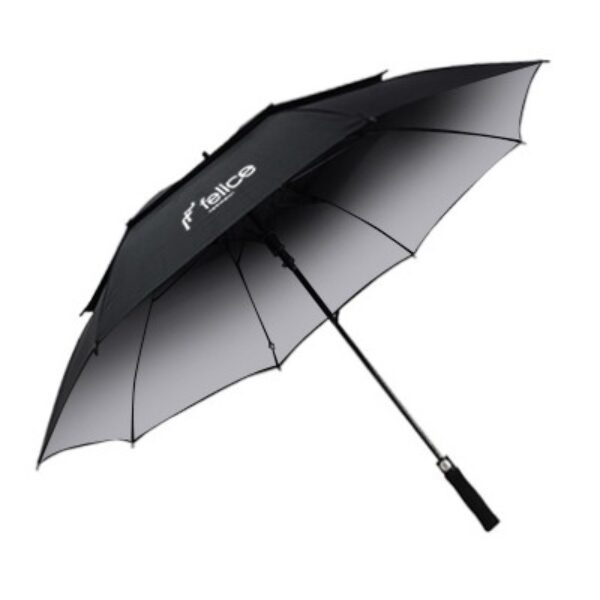 30'' Double Layer Silver Coated Wind-Proof Golf Umbrella