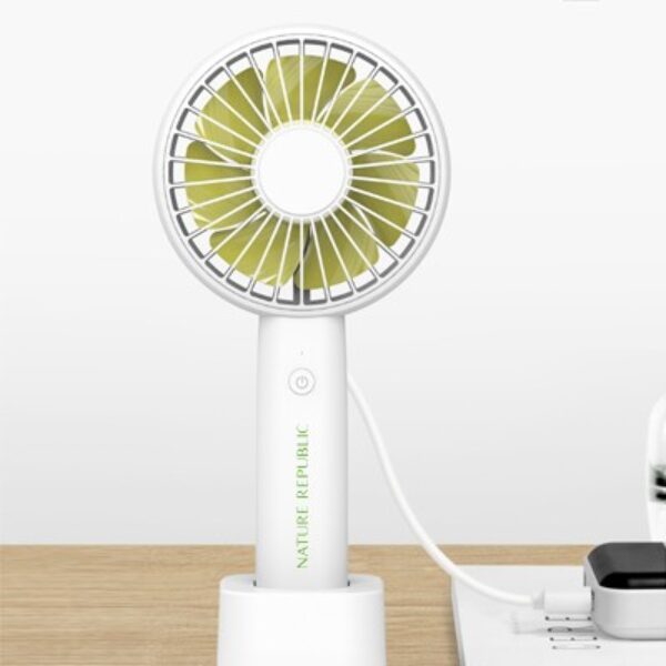 7 Blade Handheld Mini Fan with Built-In Battery