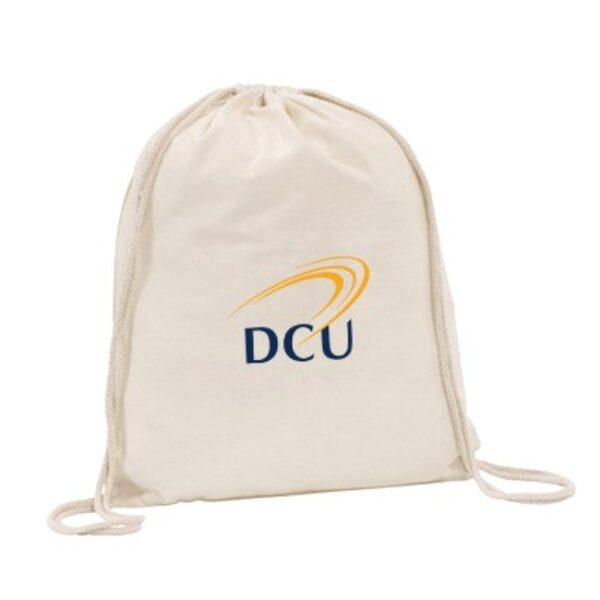 Pure Cotton Canvas Drawstring Bag - 11oz
