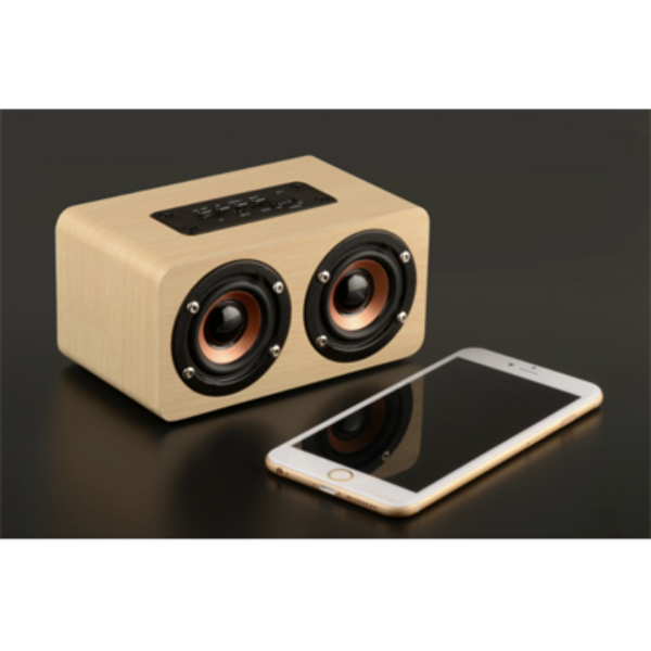 Wooden PURE Sound Bluetooth Speaker with Built-in Battery