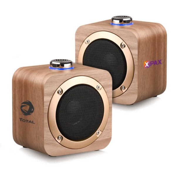 XDesign Wooden Bluetooth Speaker with Built-in Battery - Image 2