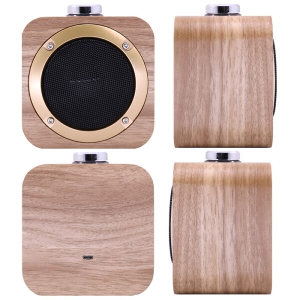 XDesign Wooden Bluetooth Speaker with Built-in Battery - Image 6