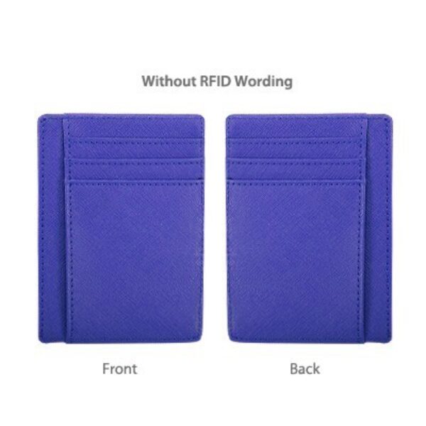 RFID Safe Extra Slim G.Leather Travel Wallet