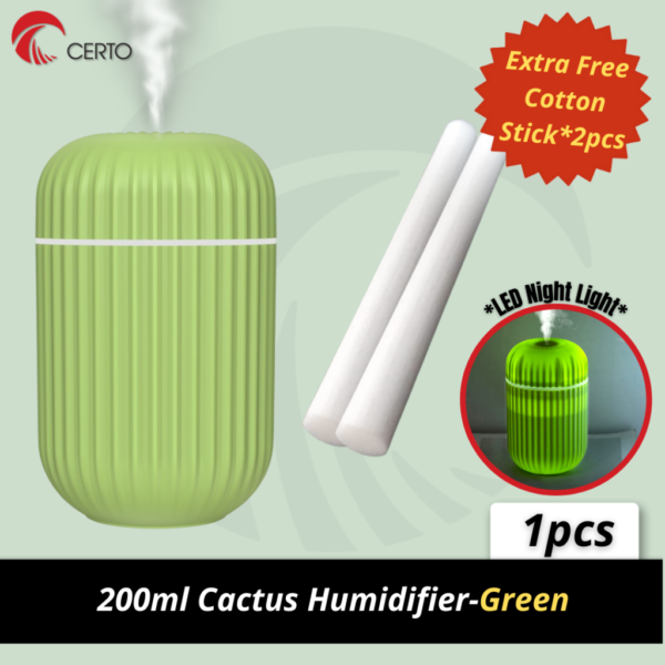 200ML LED Light USB Air Humidifier