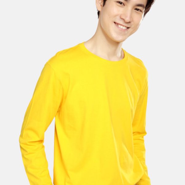 100% Cotton Long Sleeve Round Neck