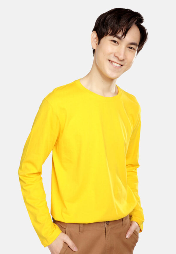100% Cotton Long Sleeve Round Neck