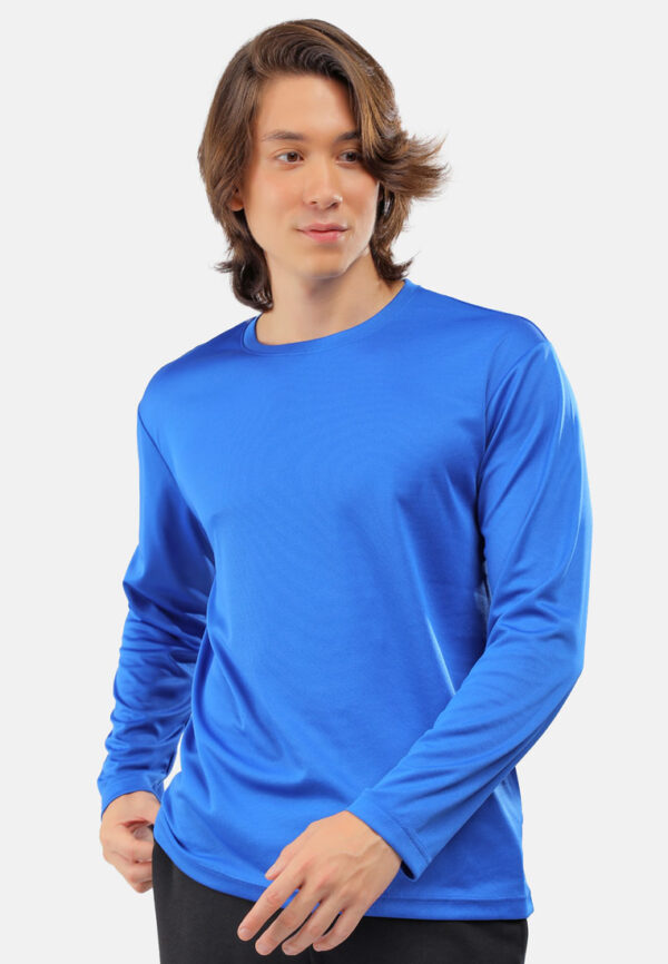 AIR Quick Dry- Long Sleeve Microfiber Mini Mesh- Royal Blue E05 - Image 3