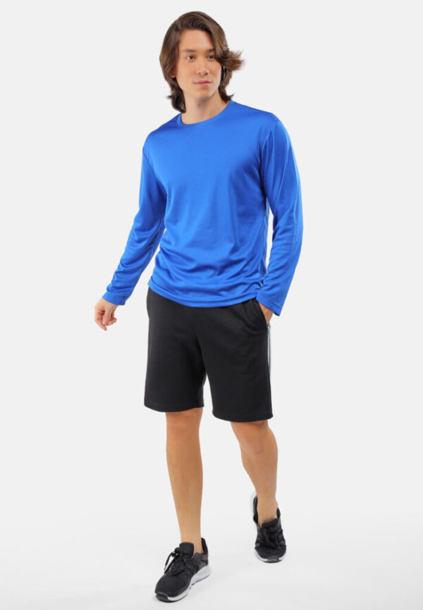AIR Quick Dry- Long Sleeve Microfiber Mini Mesh- Royal Blue E05 - Image 2