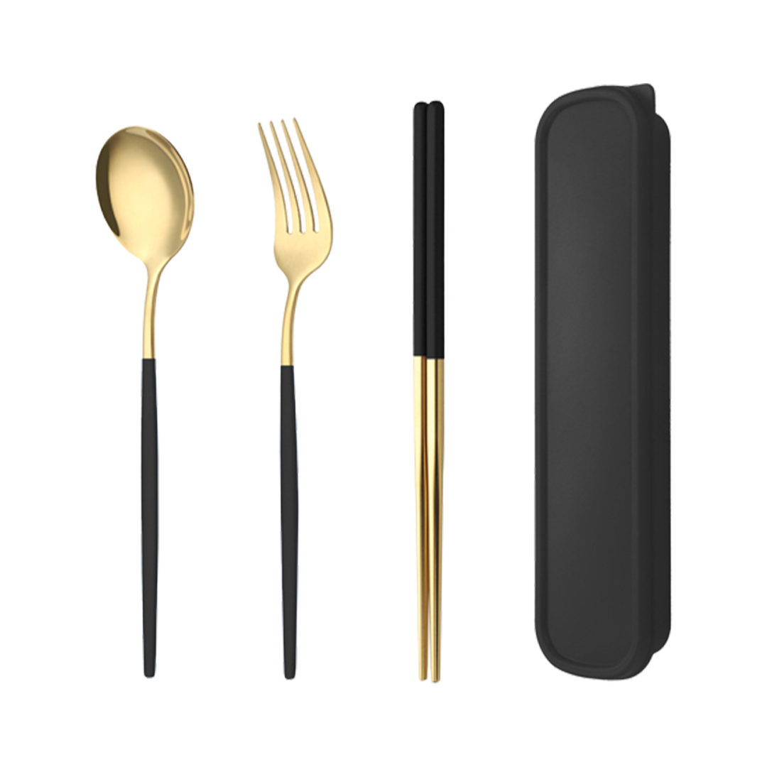 Black Gold_Cutlery Set Stainless Steel Mix Color