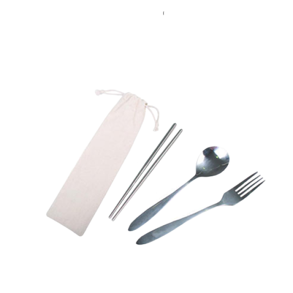 3 in 1 Cutlery Set with Pouch 002