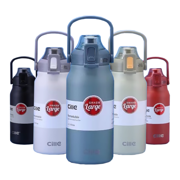 Large Capacity Thermos Bottle Cille - 1700ml