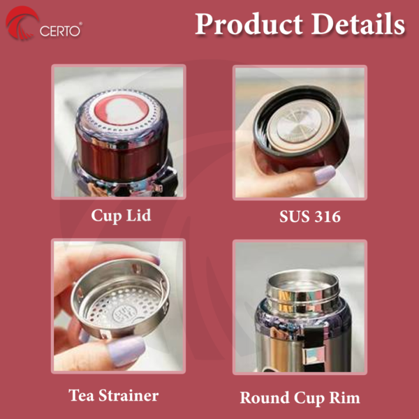 Vacuum Flask 316 - 1000ml - Image 5