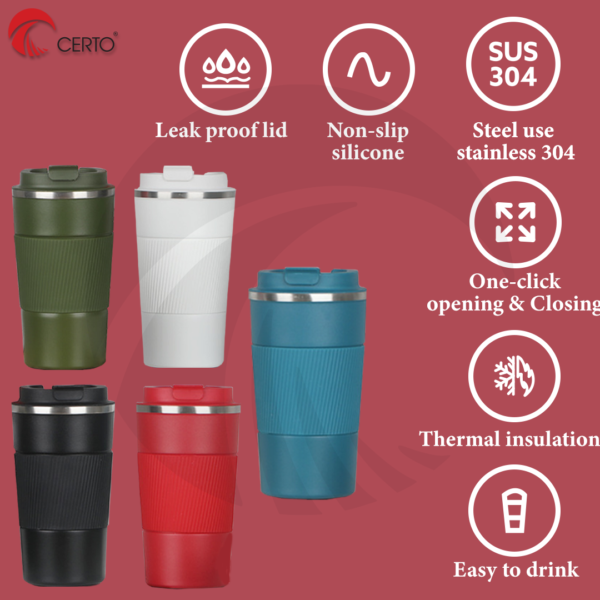Thermos Cup Vacuum Bottle - 510ml - Image 7
